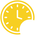 Clock icon with 24-hour symbol